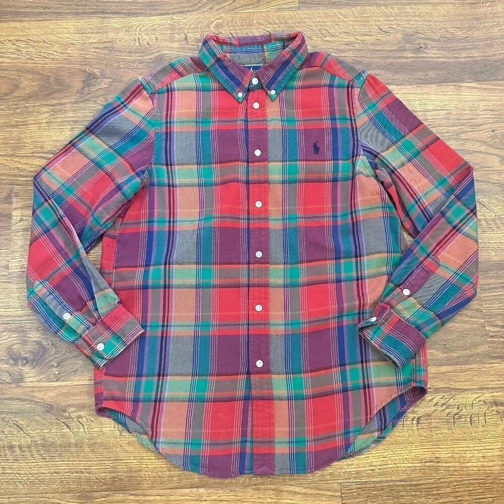 Ralph Lauren plaid flannel button up Shirt